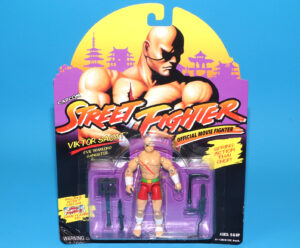 1994 GI JOE STREET FIGHTER MOVIE VIKTOR SAGAT MOC MOSC EURO CARD HASBRO