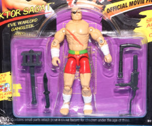 1994 GI JOE STREET FIGHTER MOVIE VIKTOR SAGAT MOC MOSC EURO CARD HASBRO