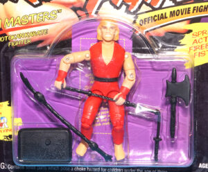 1994 GI JOE STREET FIGHTER MOVIE KEN MASTERS MOC MOSC EURO CARD HASBRO