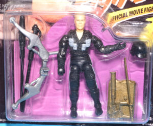 1994 GI JOE STREET FIGHTER MOVIE NIGHTFIGHTER GUILE MOC MOSC EURO CARD HASBRO