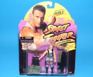 1994 GI JOE STREET FIGHTER MOVIE ROCK TROOPER GUILE MOC MOSC EURO CARD HASBRO