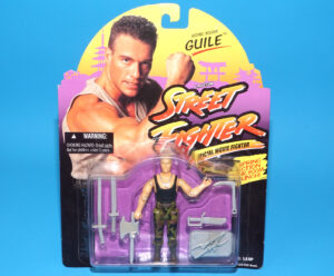 1994 GI JOE STREET FIGHTER MOVIE SONIC BOOM GUILE MOC MOSC EURO CARD HASBRO
