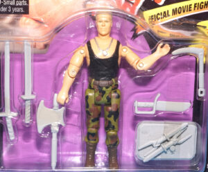 1994 GI JOE STREET FIGHTER MOVIE SONIC BOOM GUILE MOC MOSC EURO CARD HASBRO