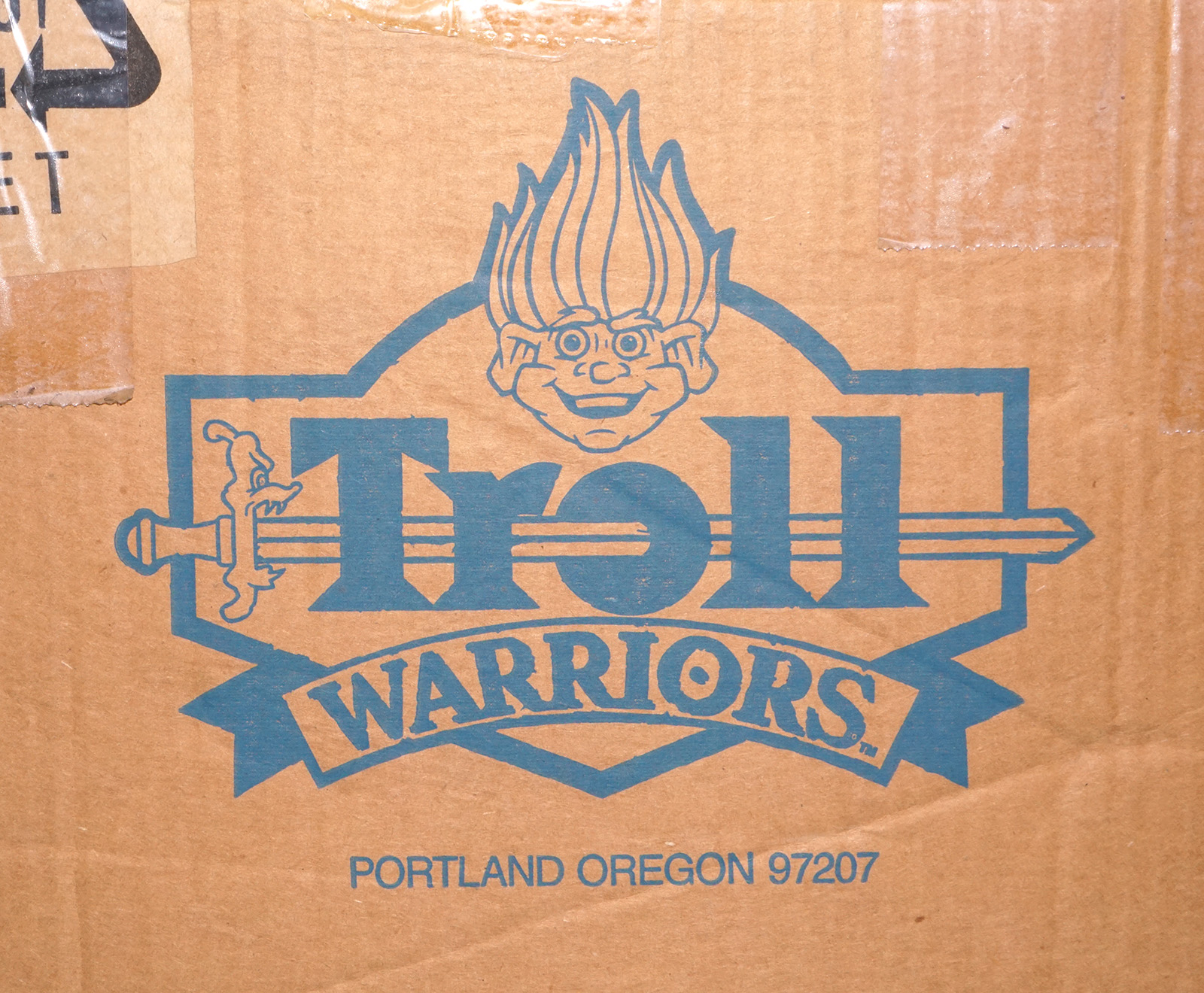 TROLL WARRIORS ORIGINAL EMPTY SHIPPER BOX 1993 TYCO READ