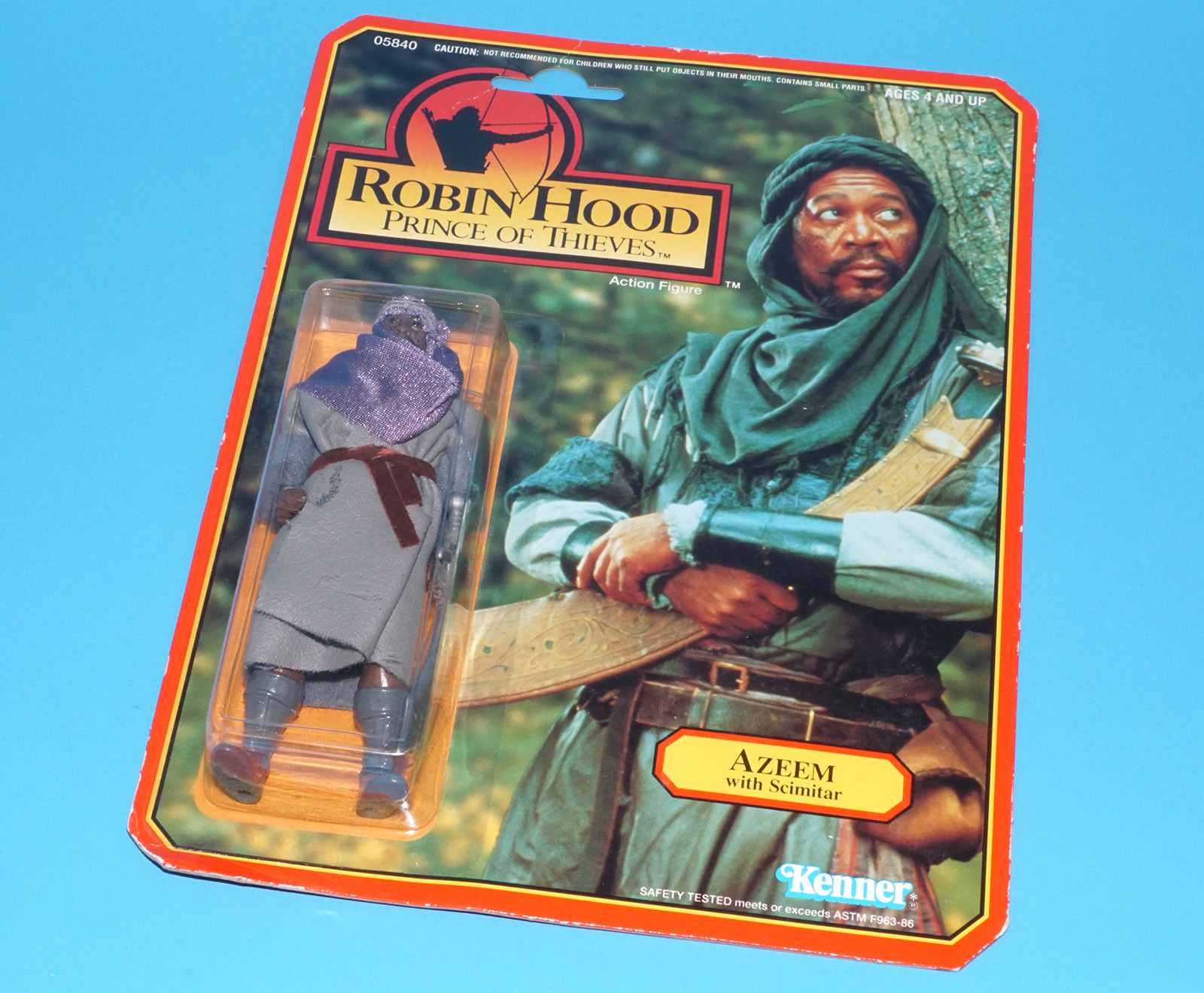 ROBIN HOOD PRINCE OF THIEVES AZEEM MOC MOSC US CARD 1991 KENNER - Image 6