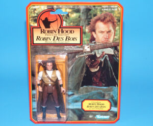 ROBIN HOOD PRINCE OF THIEVES CROSSBOW ROBIN MOC MOSC EURO CARD 1991 KENNER