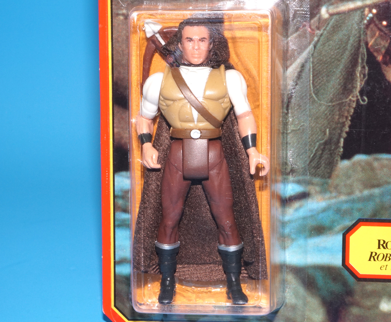 ROBIN HOOD PRINCE OF THIEVES CROSSBOW ROBIN MOC MOSC EURO CARD 1991 KENNER - Image 2