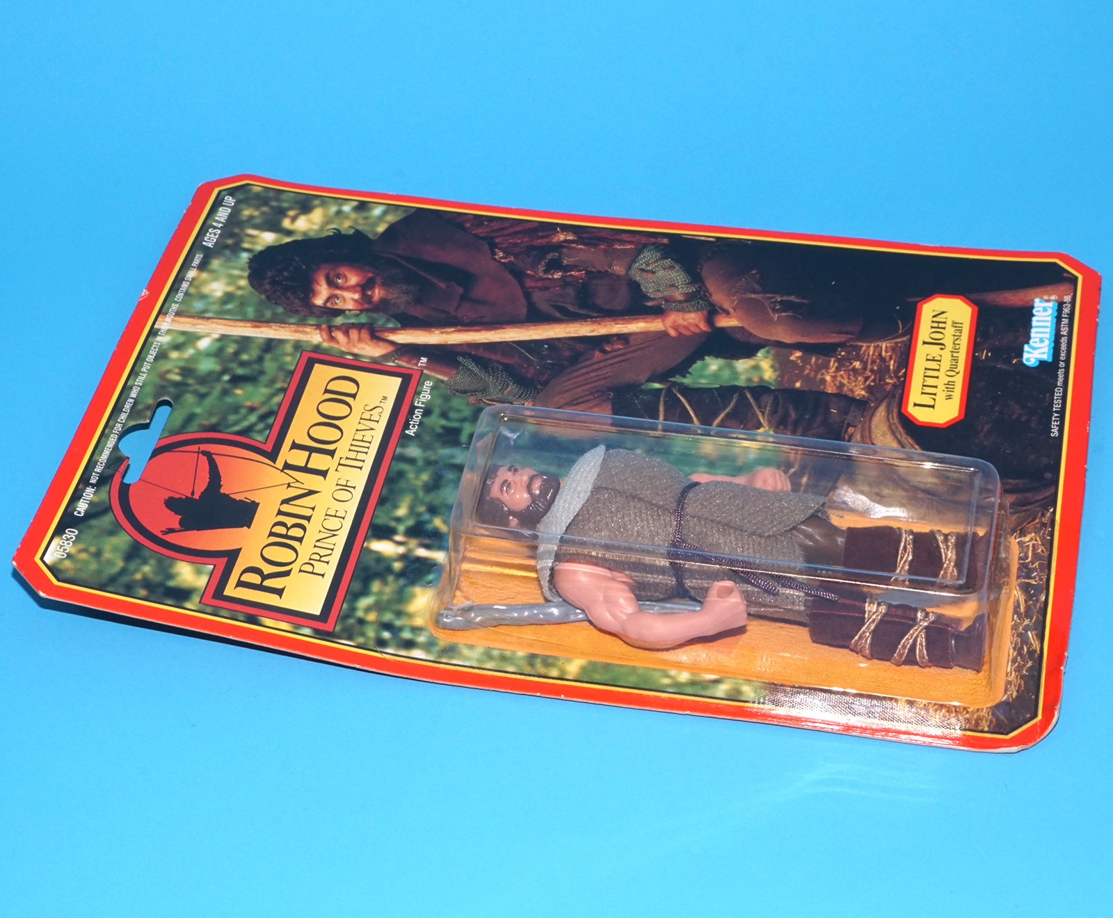 ROBIN HOOD PRINCE OF THIEVES LITTLE JOHN MOC MOSC US CARD 1991 KENNER - Image 3