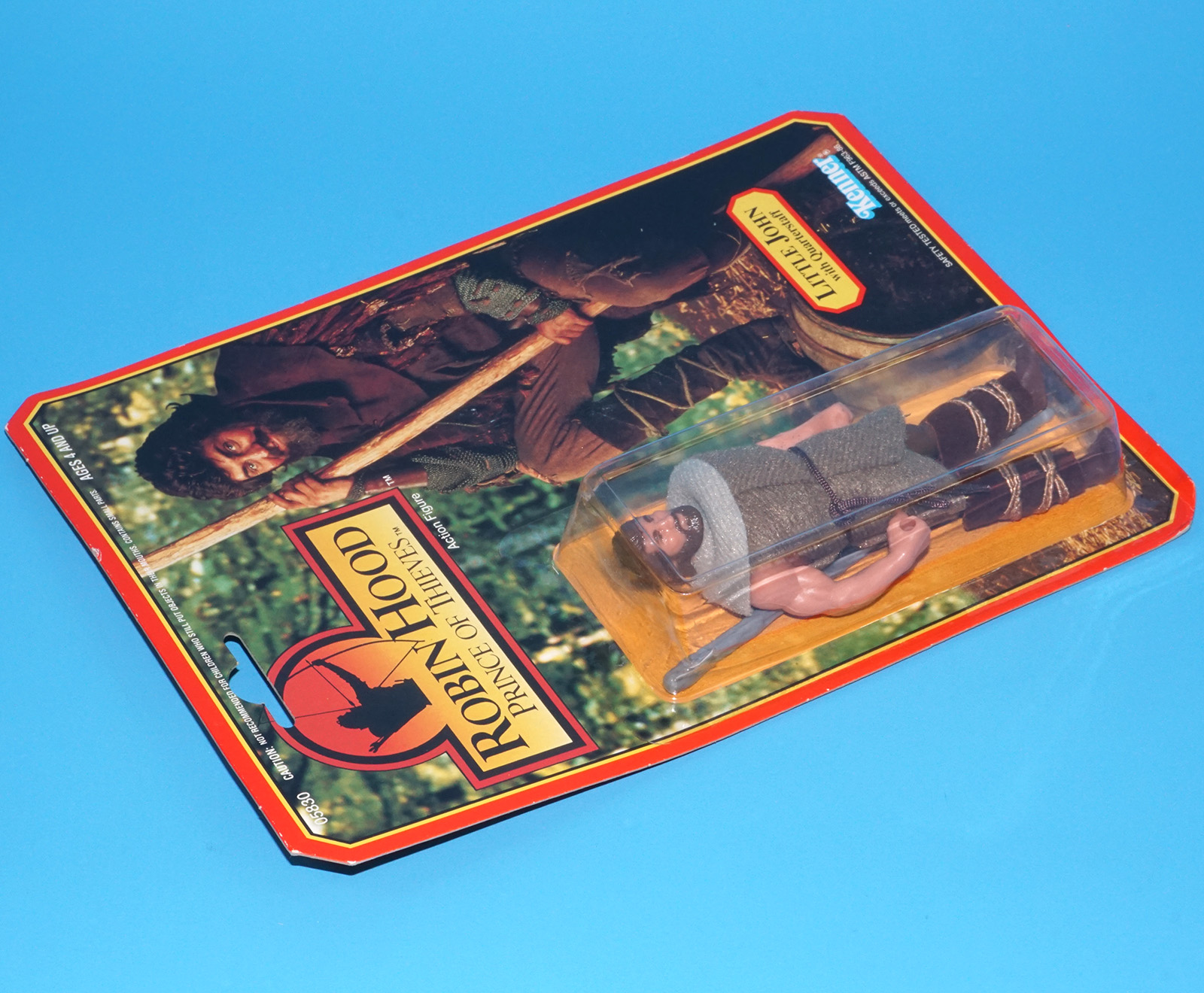 ROBIN HOOD PRINCE OF THIEVES LITTLE JOHN MOC MOSC US CARD 1991 KENNER - Image 4