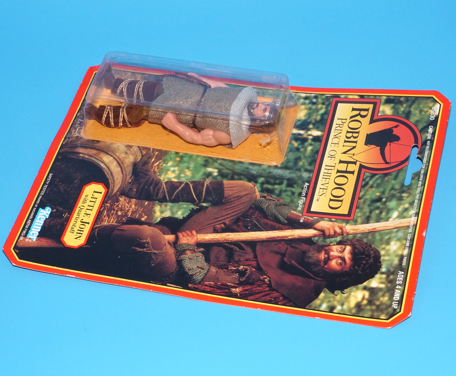 ROBIN HOOD PRINCE OF THIEVES LITTLE JOHN MOC MOSC US CARD 1991 KENNER - Image 6
