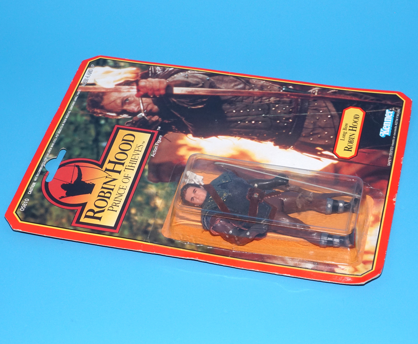 ROBIN HOOD PRINCE OF THIEVES LONG BOW ROBIN MOC MOSC US CARD 1991 KENNER - Image 3