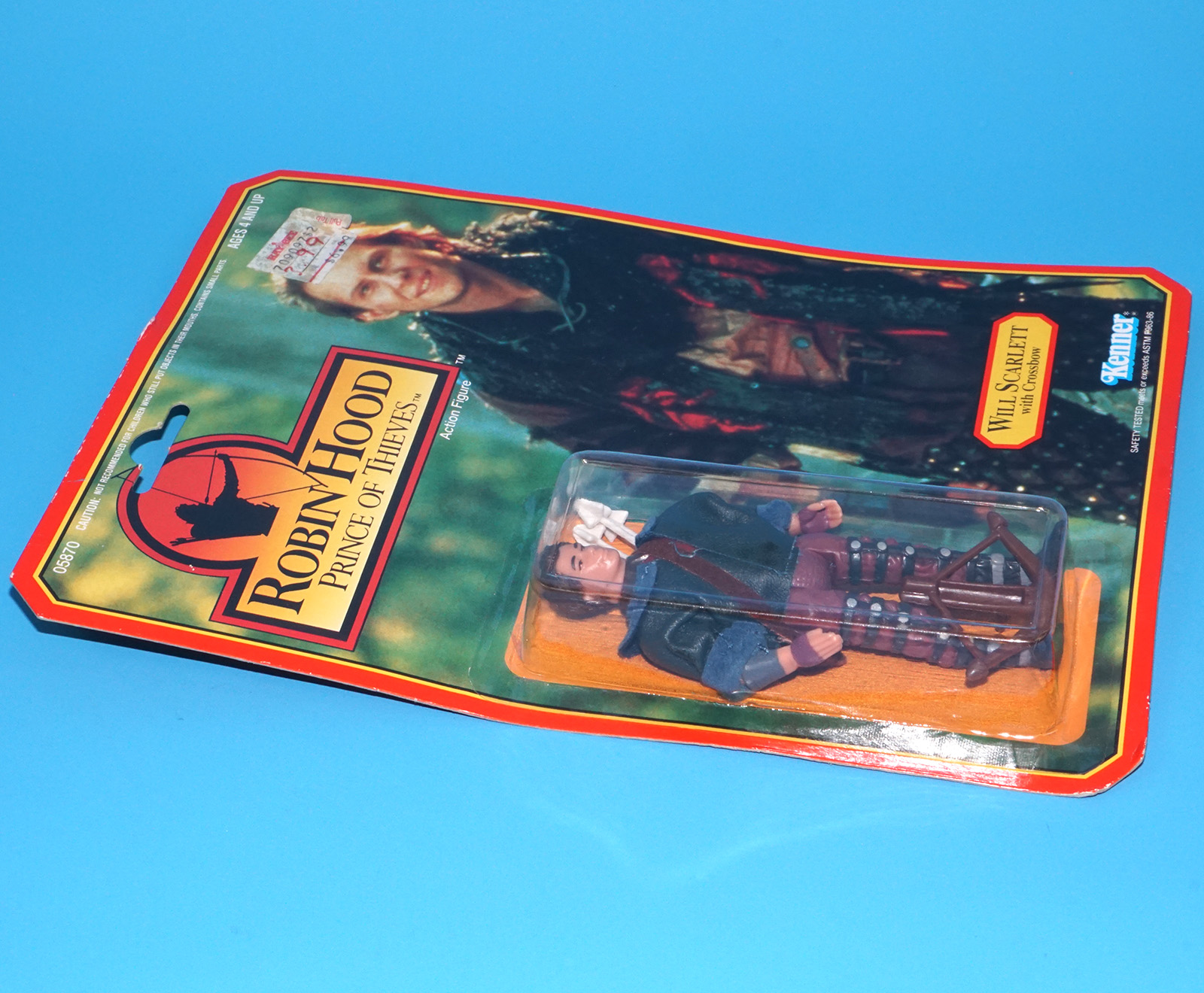 ROBIN HOOD PRINCE OF THIEVES WILL SCARLETT MOC MOSC US CARD 1991 KENNER - Image 3