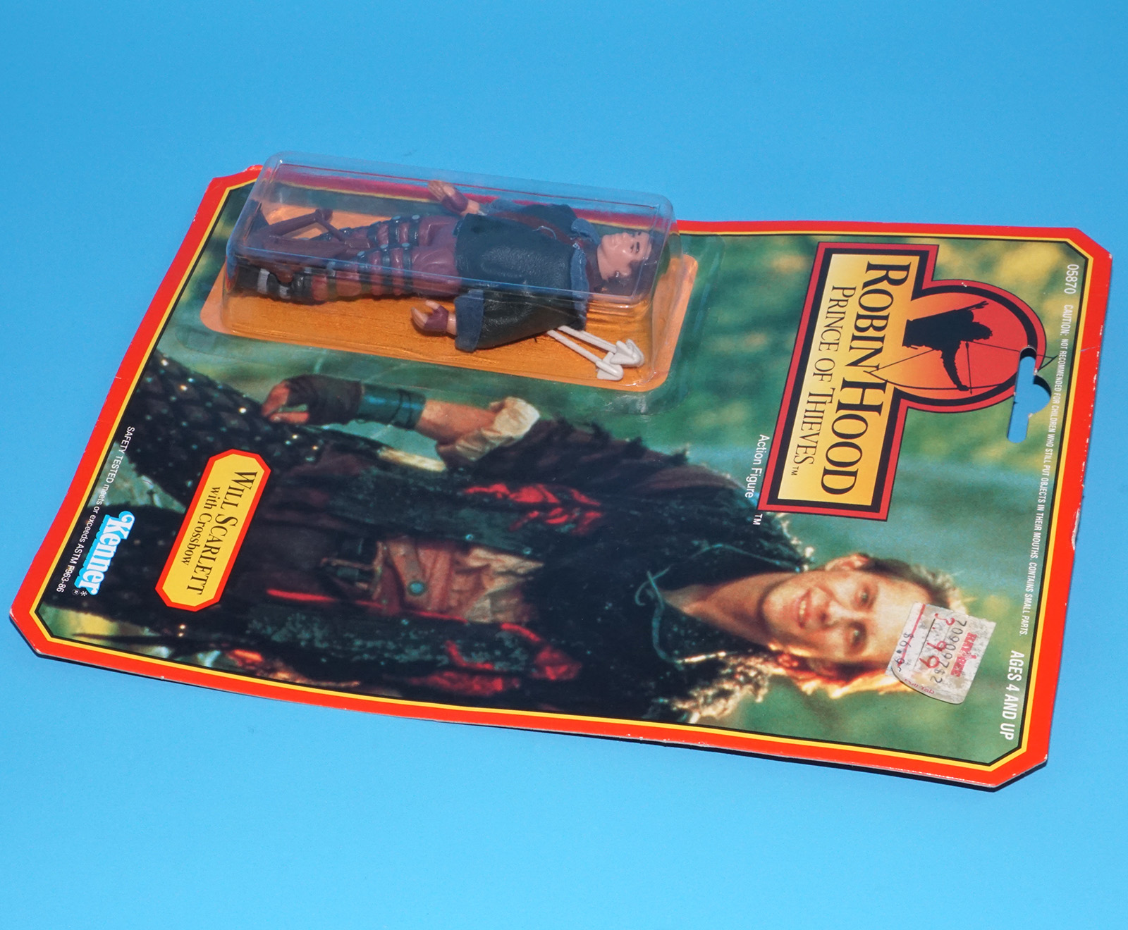 ROBIN HOOD PRINCE OF THIEVES WILL SCARLETT MOC MOSC US CARD 1991 KENNER - Image 5
