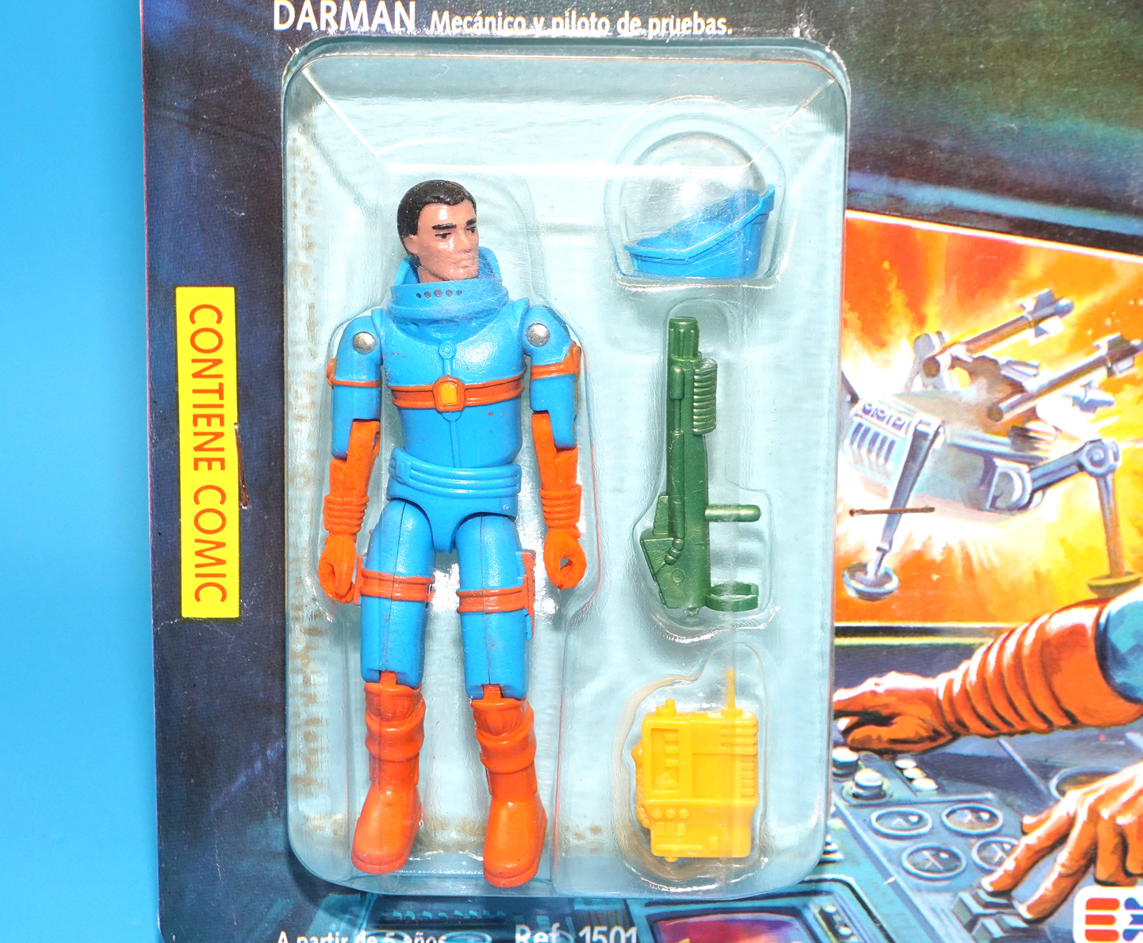 MADELMAN 2050 SERIES 1 DARMAN MOC MOSC SPANISH CARD 1988 EXIN SPAIN - Image 2