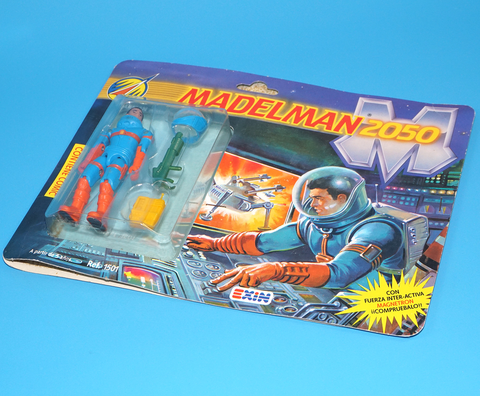 MADELMAN 2050 SERIES 1 DARMAN MOC MOSC SPANISH CARD 1988 EXIN SPAIN - Image 4