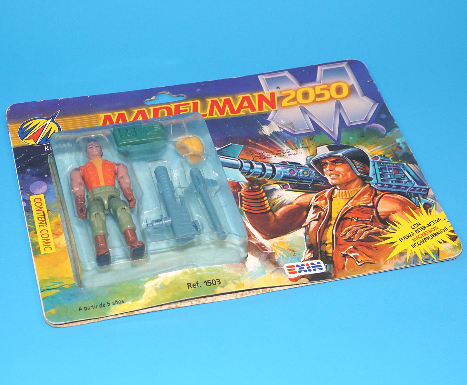 MADELMAN 2050 SERIES 1 KARSAN MOC MOSC SPANISH CARD 1988 EXIN SPAIN - Image 5