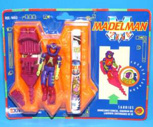 MADELMAN 2050 SERIES 2 SAURIUS MOC MOSC SPANISH CARD 1989 EXIN SPAIN