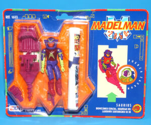 MADELMAN 2050 SERIES 2 SAURIUS MOC MOSC SPANISH CARD 1989 EXIN SPAIN