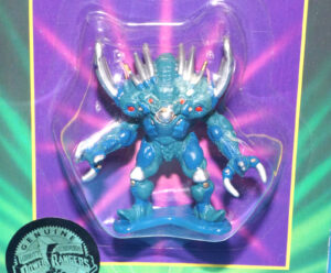MMPR POWER RANGERS COLLECTIBLE FIGURE SERIES #2 SPACE ALIEN SILVERHORNS MOC MOSC US CARD 1994 BANDAI