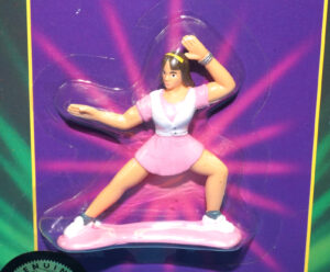 MMPR POWER RANGERS COLLECTIBLE FIGURE SERIES #2 RANGER PINK KIMBERLY MOC MOSC US CARD 1994 BANDAI