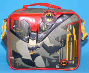 BATMAN LUNCH BOX BATMAN THE DARK KNIGHT BAG & THERMOS 2000 DC COMICS READ