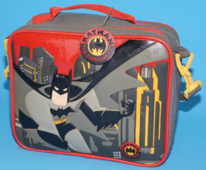 BATMAN LUNCH BOX BATMAN THE DARK KNIGHT BAG & THERMOS 2000 DC COMICS READ