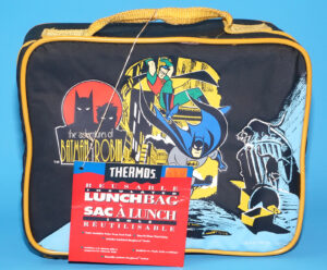 BATMAN LUNCH BOX THE ANIMATED SERIES ADVENTURES OF BATMAN & ROBIN INSULATED LUNCH BAG 1995 THE THERMOS COMPANY
