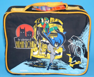 BATMAN LUNCH BOX THE ANIMATED SERIES ADVENTURES OF BATMAN & ROBIN INSULATED LUNCH BAG 1995 THE THERMOS COMPANY