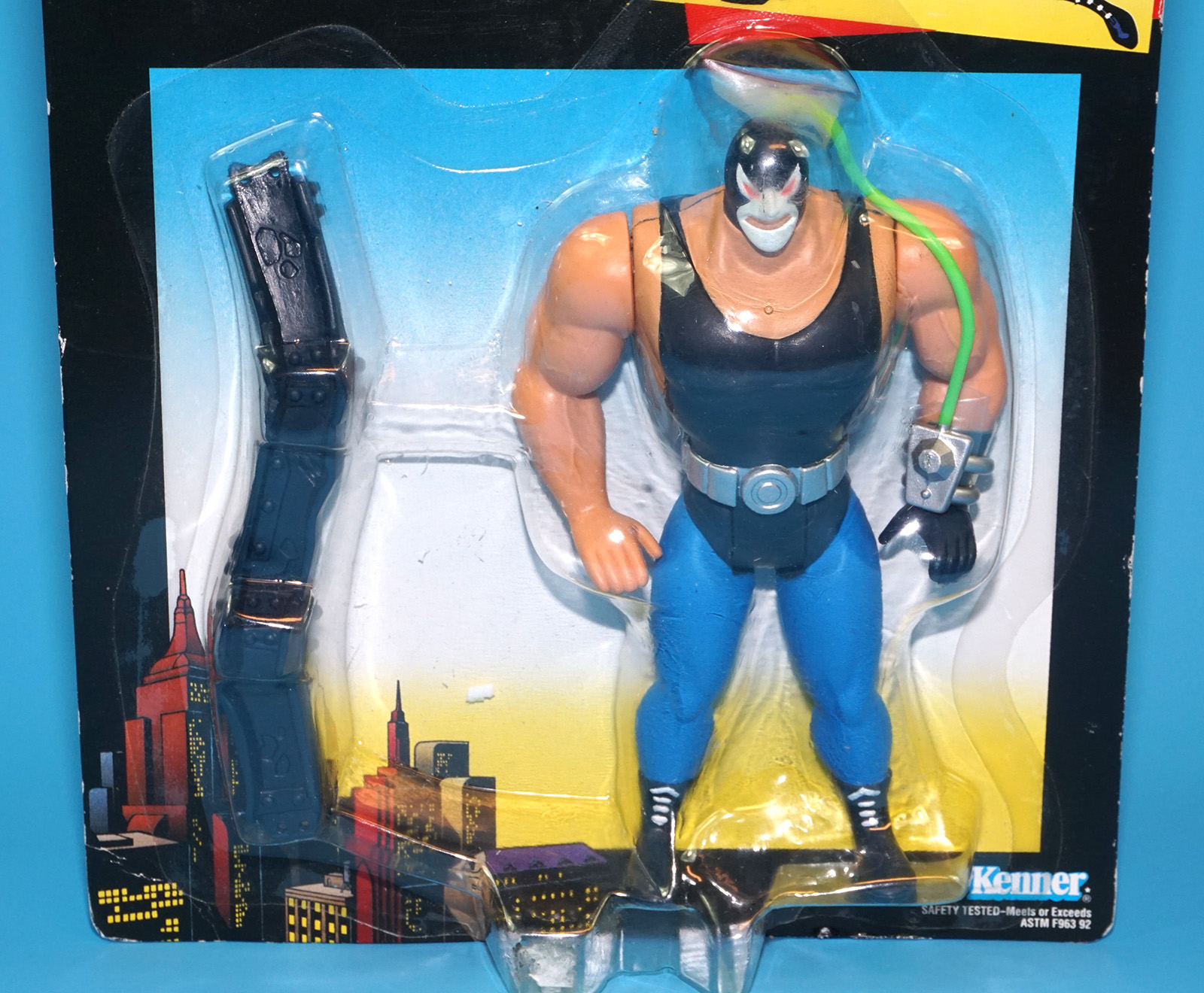 BATMAN ANIMATED SERIES BTAS BANE MOC MOSC US CARD 1993 KENNER - Image 2