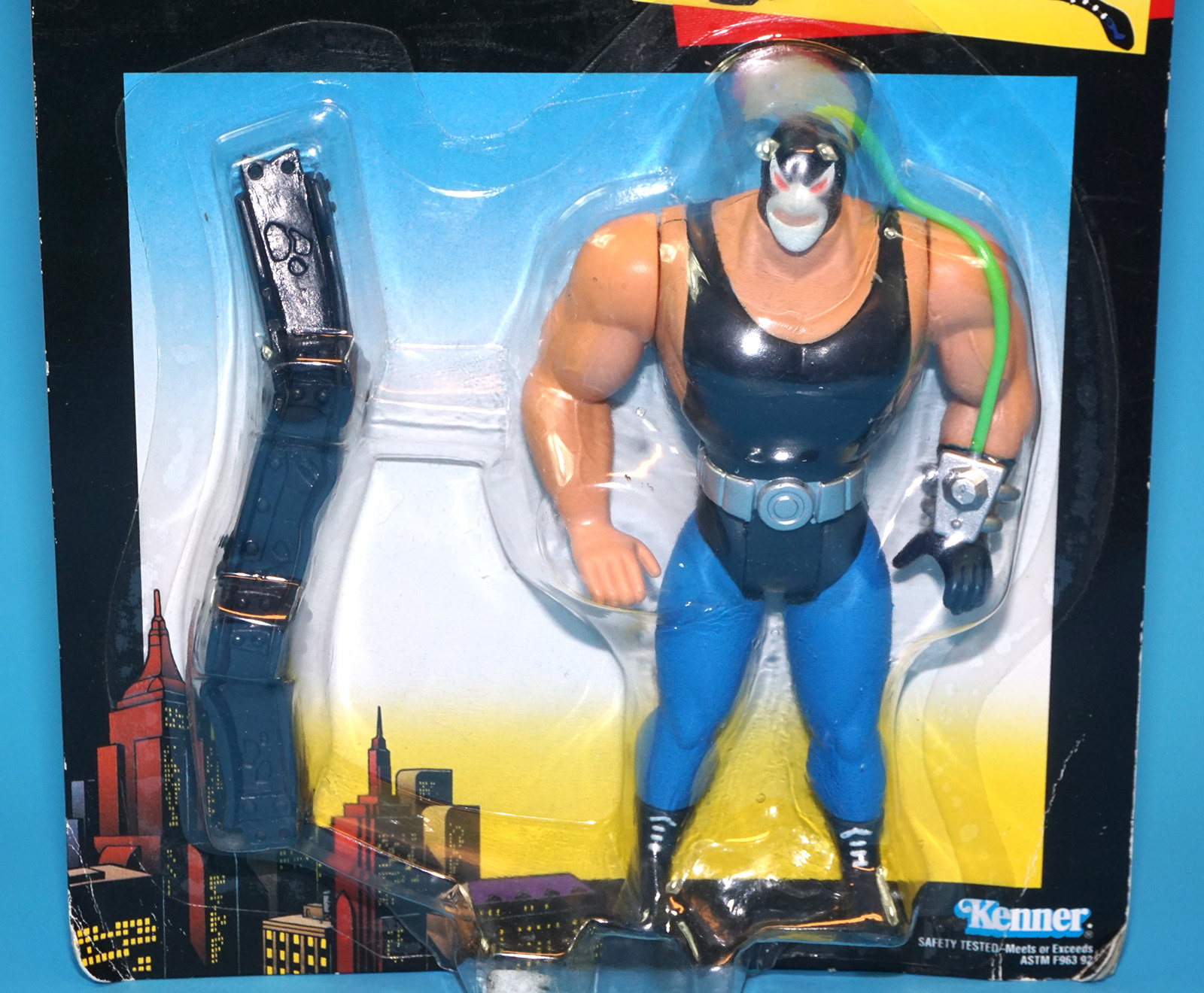 BATMAN ANIMATED SERIES BTAS BANE MOC MOSC US CARD 1993 KENNER - Image 2