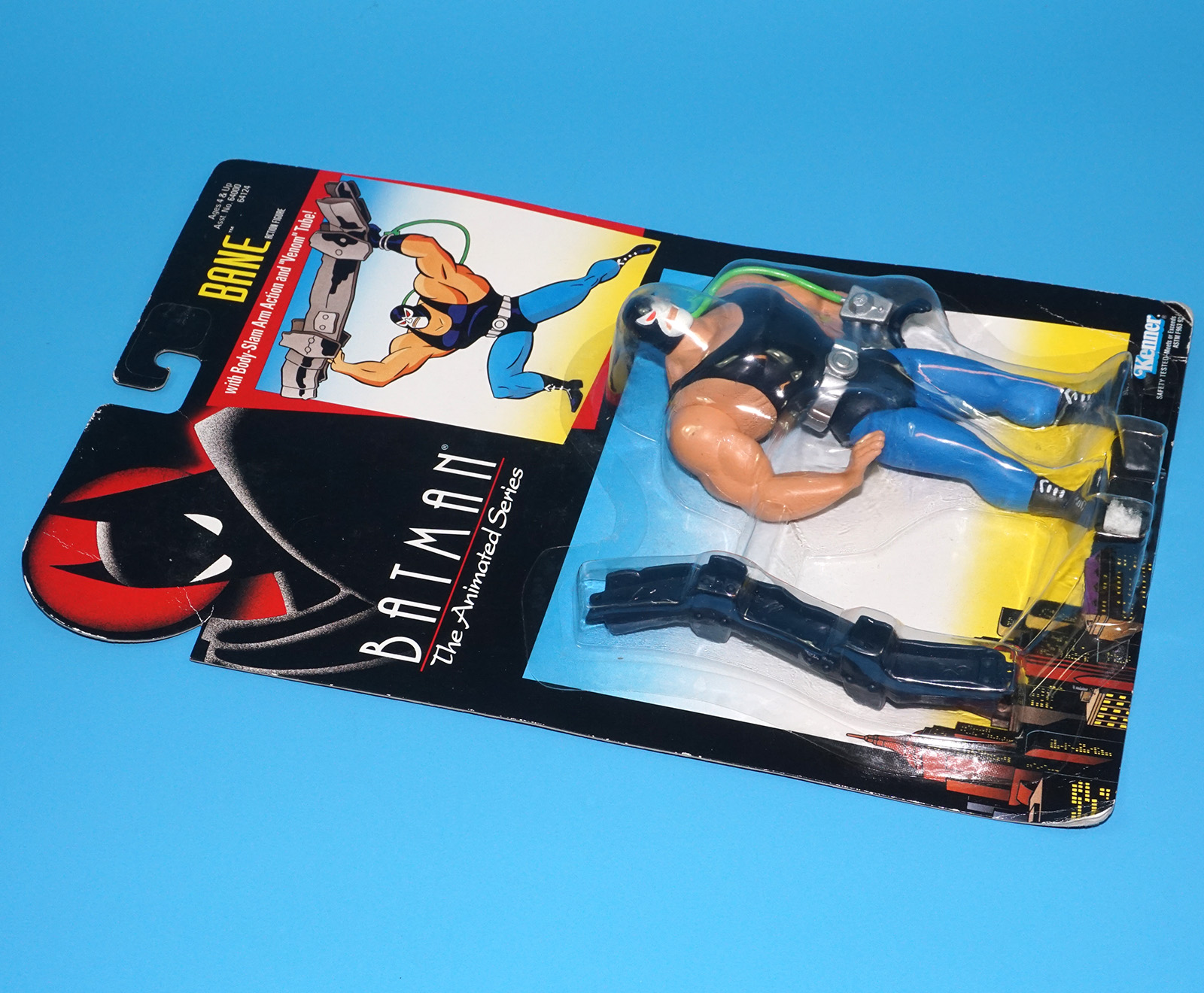 BATMAN ANIMATED SERIES BTAS BANE MOC MOSC US CARD 1993 KENNER - Image 3