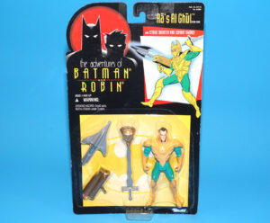BATMAN & ROBIN ANIMATED ADVENTURES RA’S AL GHUL MOC MOSC US CARD 1995 KENNER