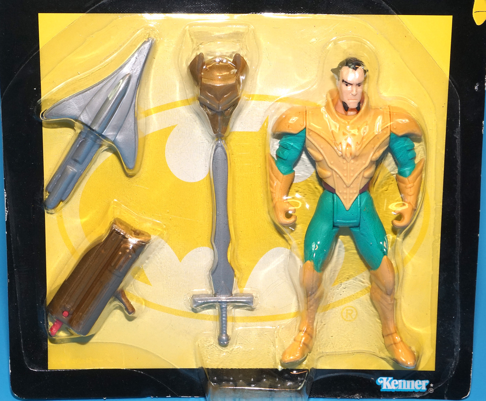 BATMAN & ROBIN ANIMATED ADVENTURES RA'S AL GHUL MOC MOSC US CARD 1995 KENNER - Image 2