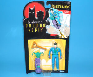 BATMAN & ROBIN ANIMATED ADVENTURES POGO-STICK JOKER MOC MOSC US CARD 1995 KENNER