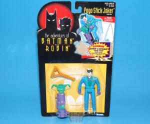 BATMAN & ROBIN ANIMATED ADVENTURES POGO-STICK JOKER MOC MOSC US CARD 1995 KENNER