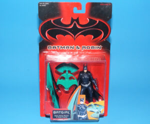 BATMAN & ROBIN BATGIRL MOC MOSC US CARD 1997 KENNER