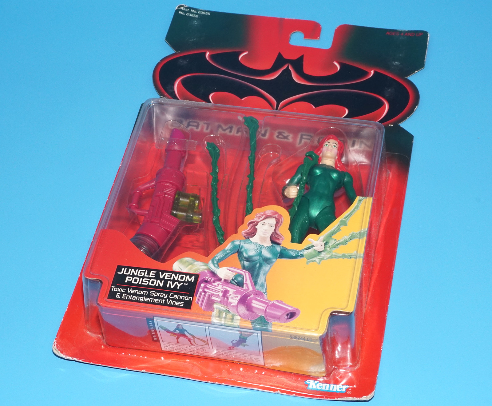BATMAN & ROBIN JUNGLE VENOM POISON IVY MOC MOSC US CARD 1997 KENNER - Image 6