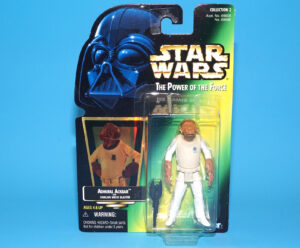 STAR WARS POTF2 ADMIRAL ACKBAR MOC MOSC US CARD 1997 KENNER