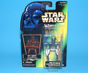 STAR WARS POTF2 ASP-7 MOC MOSC US CARD 1996 KENNER