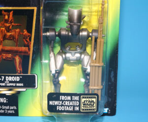 STAR WARS POTF2 ASP-7 MOC MOSC US CARD 1996 KENNER