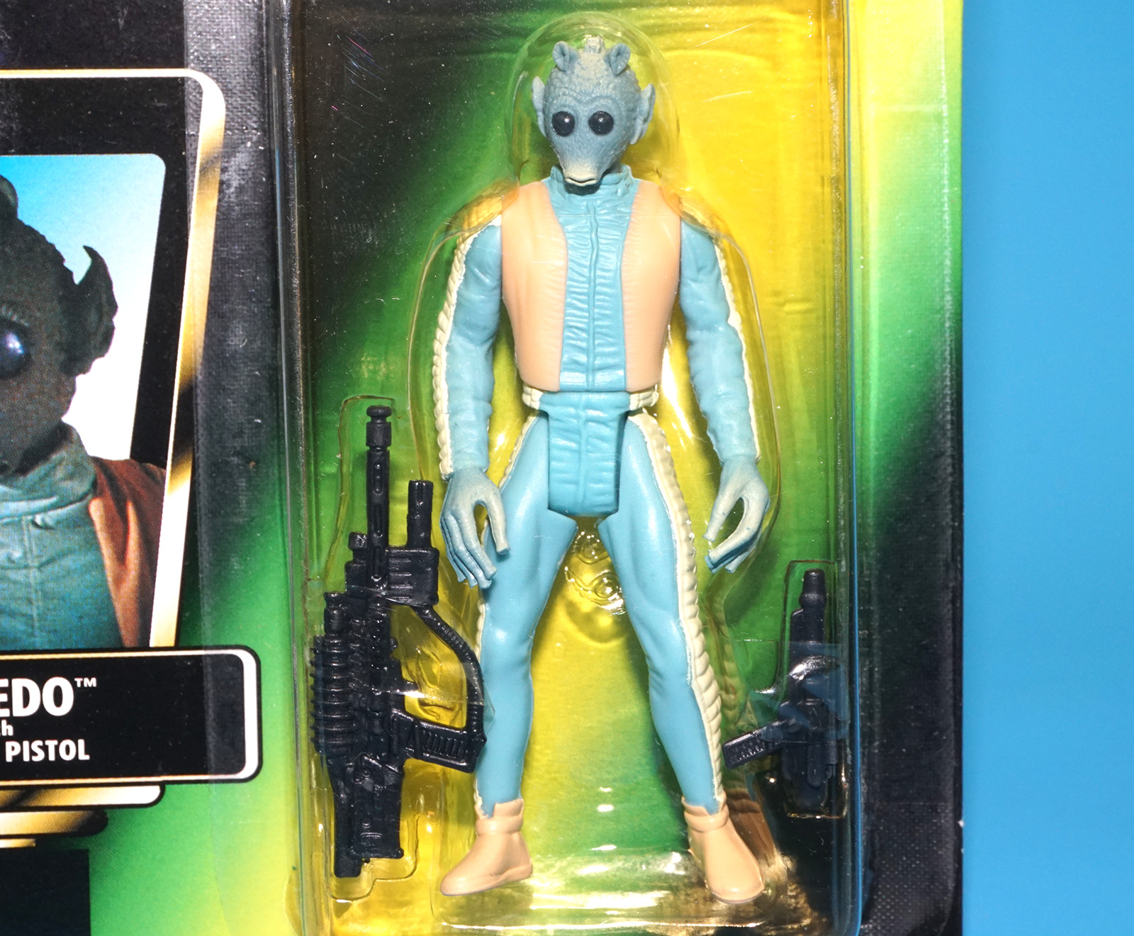 STAR WARS POTF2 GREEDO MOC MOSC US CARD 1996 KENNER - Image 2
