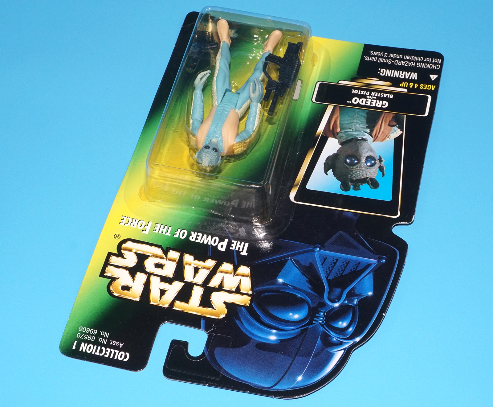 STAR WARS POTF2 GREEDO MOC MOSC US CARD 1996 KENNER - Image 4