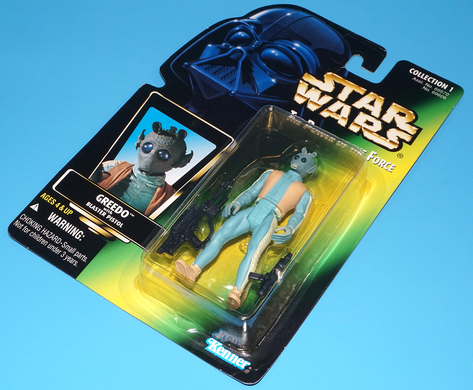 STAR WARS POTF2 GREEDO MOC MOSC US CARD 1996 KENNER - Image 5