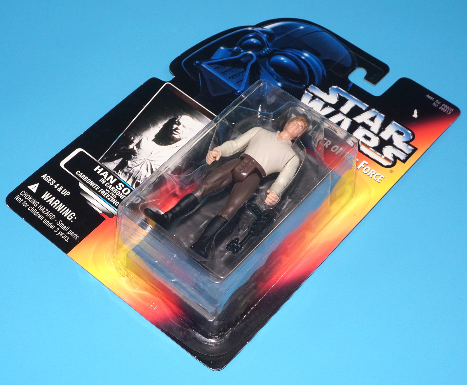 STAR WARS POTF2 HAN SOLO CARBONITE MOC MOSC US CARD 1996 KENNER - Image 5