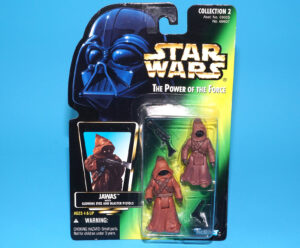 STAR WARS POTF2 JAWAS MOC MOSC US CARD 1996 KENNER