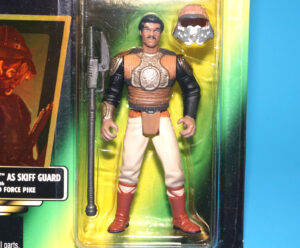 STAR WARS POTF2 LANDO CALRISSIAN SKIFF GUARD MOC MOSC US CARD 1996 KENNER