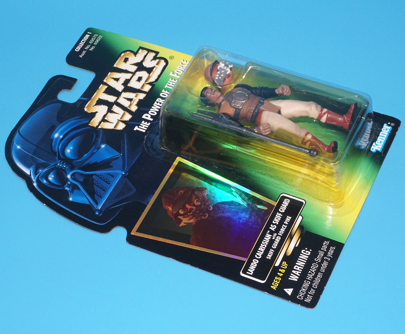 STAR WARS POTF2 LANDO CALRISSIAN SKIFF GUARD MOC MOSC US CARD 1996 KENNER - Image 3