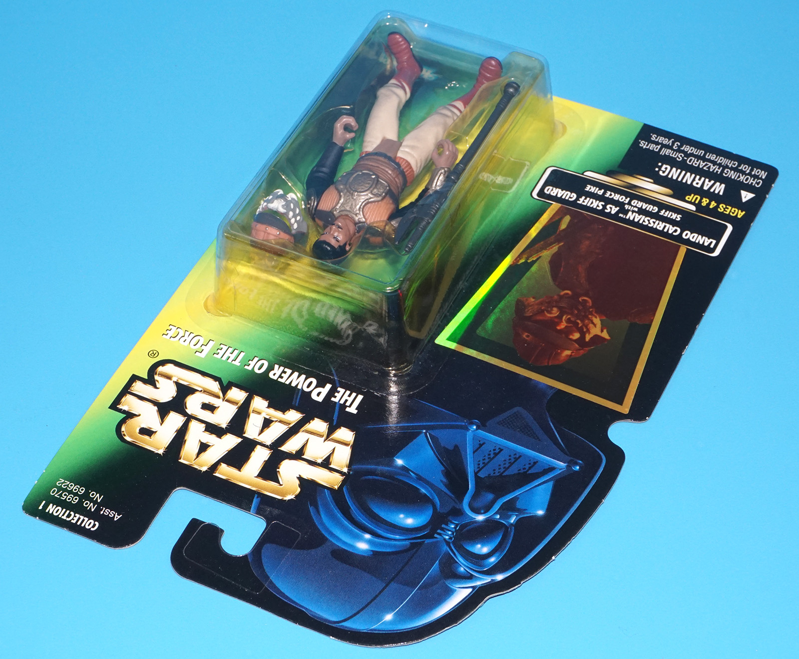 STAR WARS POTF2 LANDO CALRISSIAN SKIFF GUARD MOC MOSC US CARD 1996 KENNER - Image 4