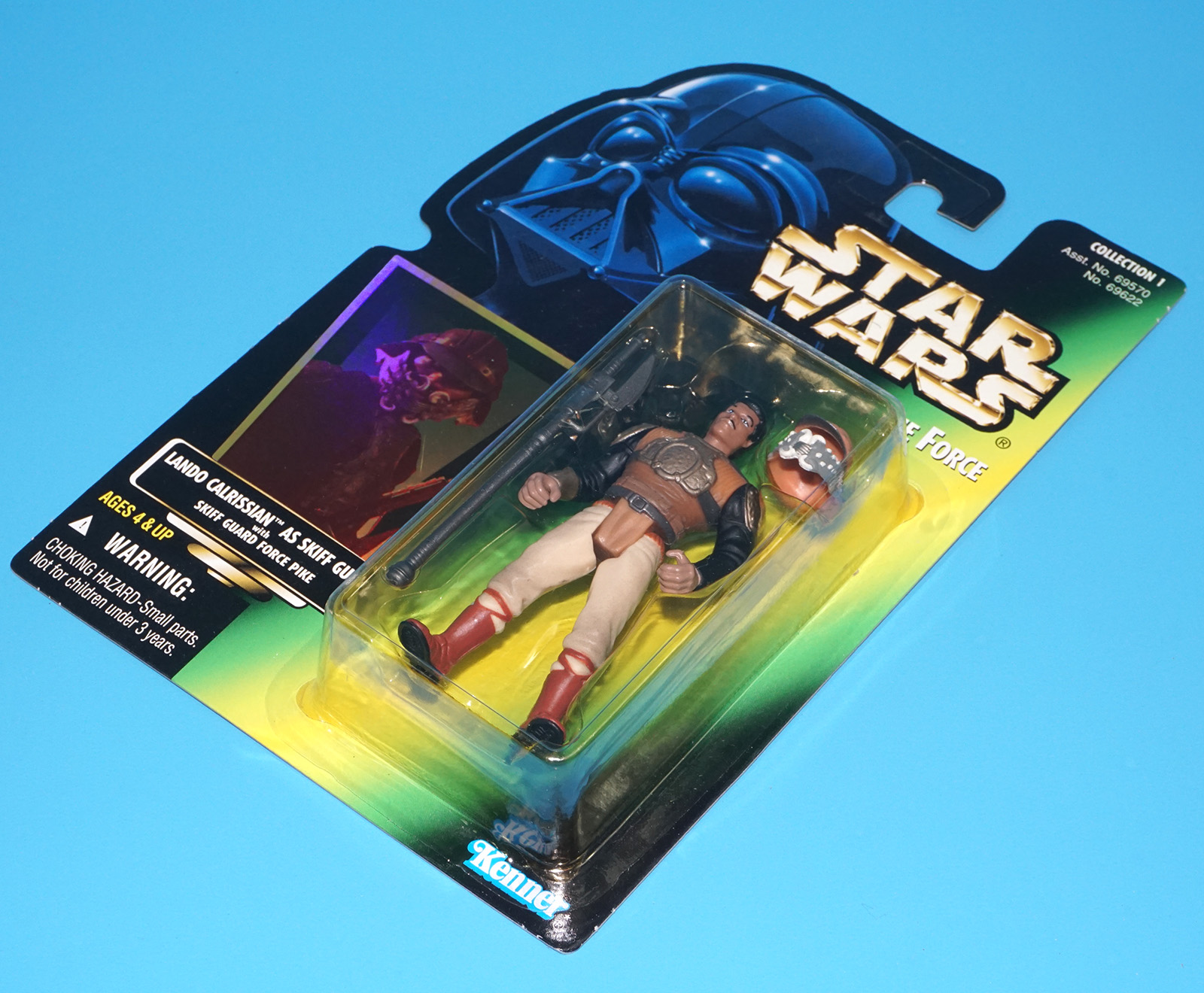 STAR WARS POTF2 LANDO CALRISSIAN SKIFF GUARD MOC MOSC US CARD 1996 KENNER - Image 5
