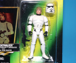 STAR WARS POTF2 LUKE SKYWALKER STORMTROOPER DISGUISE MOC MOSC US CARD 1997 KENNER